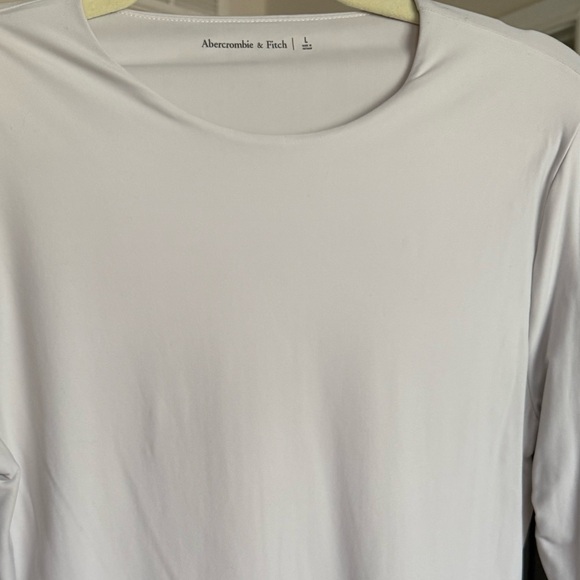 Abercrombie & Fitch White Matte Seamless Bodysuit - Picture 2 of 6